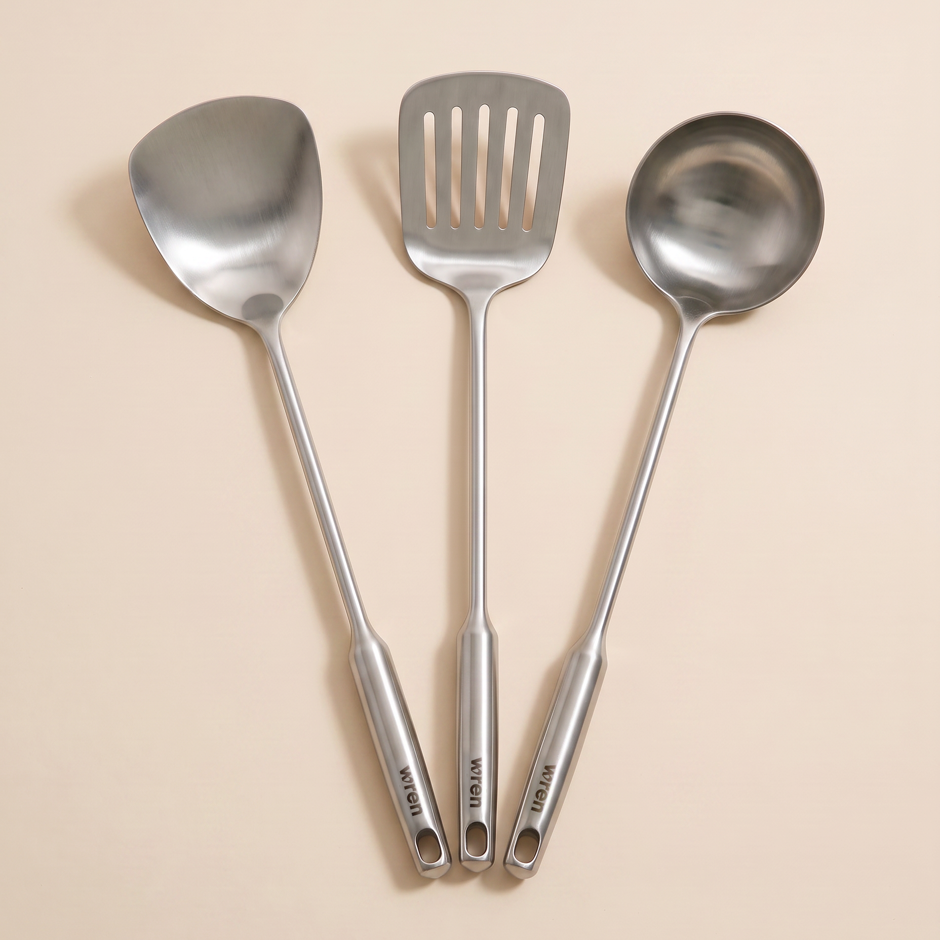 3-Piece Stainless Steel Ladle Set