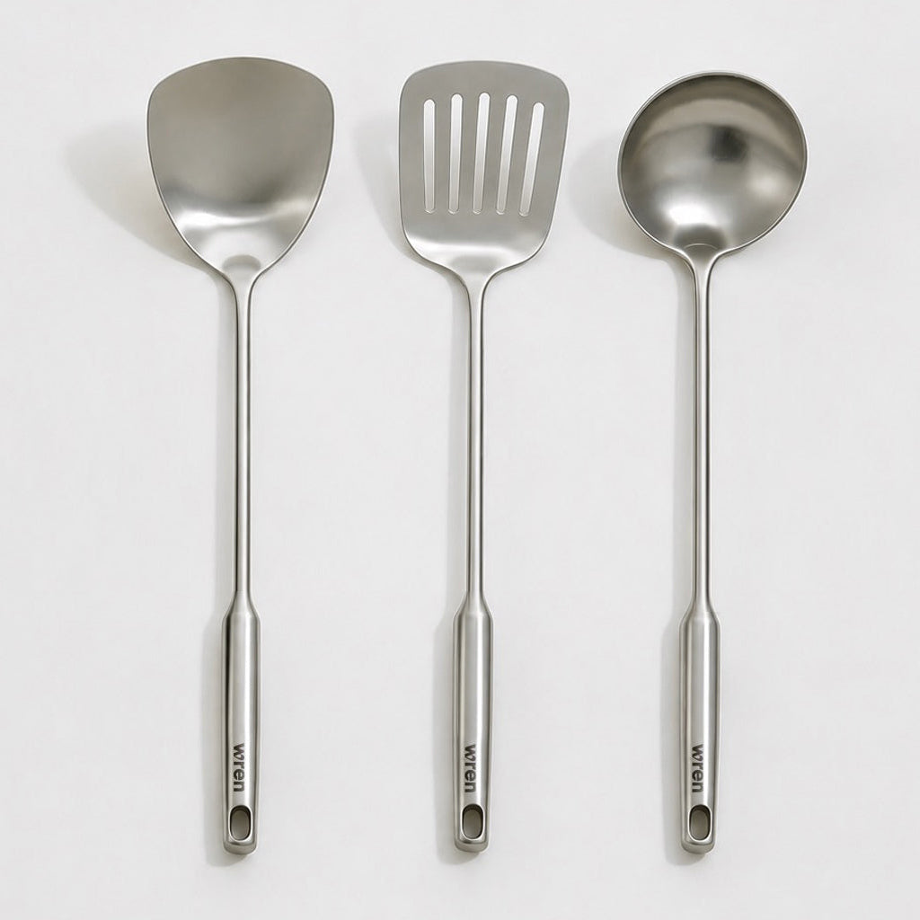 3-Piece Stainless Steel Ladle Set